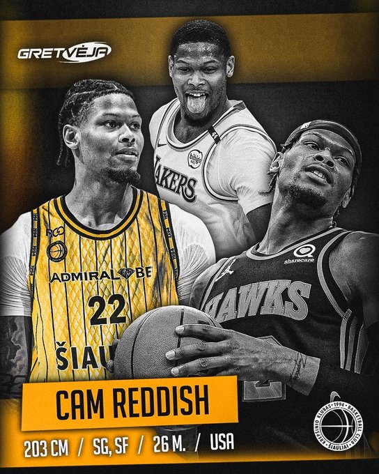 Baccarat Gaming-立陶宛BC Siauliai队官方宣布签下2019年选秀第十顺位球员雷迪什